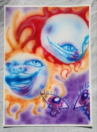 'ORBS' - A3 Airbrush Original