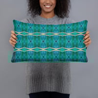 Image 8 of Summer Gazania Lumbar Decor Pillow