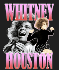 Image 1 of WHITNEY HOUSTON GRAPHIC T-SHIRT