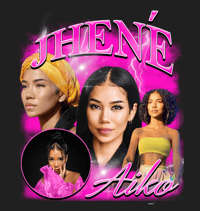 Image 1 of JHENE AIKO PINK GRAPHIC T-SHIRT 