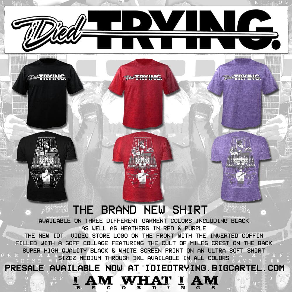 The Brand New Shirt Presale!!!!!! THREE COLORS AVAILABLE!!!!!! MEDIUM-3XL!!!!!!