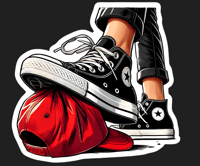 Image 1 of KAMALA CHUCKS GRAPHIC T-SHIRT