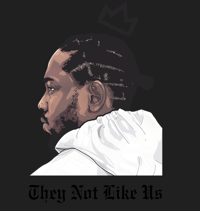 Image 1 of KENDRICK LAMAR THEY NOT LIKE US GRAPHIC T-SHIRT
