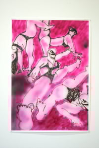 'DANCERS' - A3 Airbrush Original
