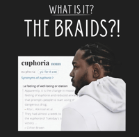 Image 1 of THE BRAIDS EUPHORIA KENDRICK LAMAR GRAPHIC T-SHIRT
