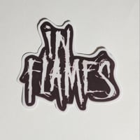 Image 1 of In Flames Band Logo Matte Vinyl Sticker
