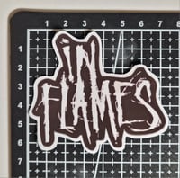 Image 2 of In Flames Band Logo Matte Vinyl Sticker
