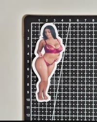 Image 2 of Violet Myers Shows She's Got Gorgeous Curves For Days Matte Vinyl Sticker