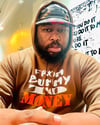 From Bummy To Money Hoodie (Brown/ Orange & White)