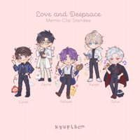 Image 1 of Love and Deepspace Memo-Clip Standee
