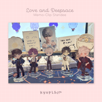 Image 2 of Love and Deepspace Memo-Clip Standee