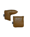 Whiskey Brown Leather Putter Covers