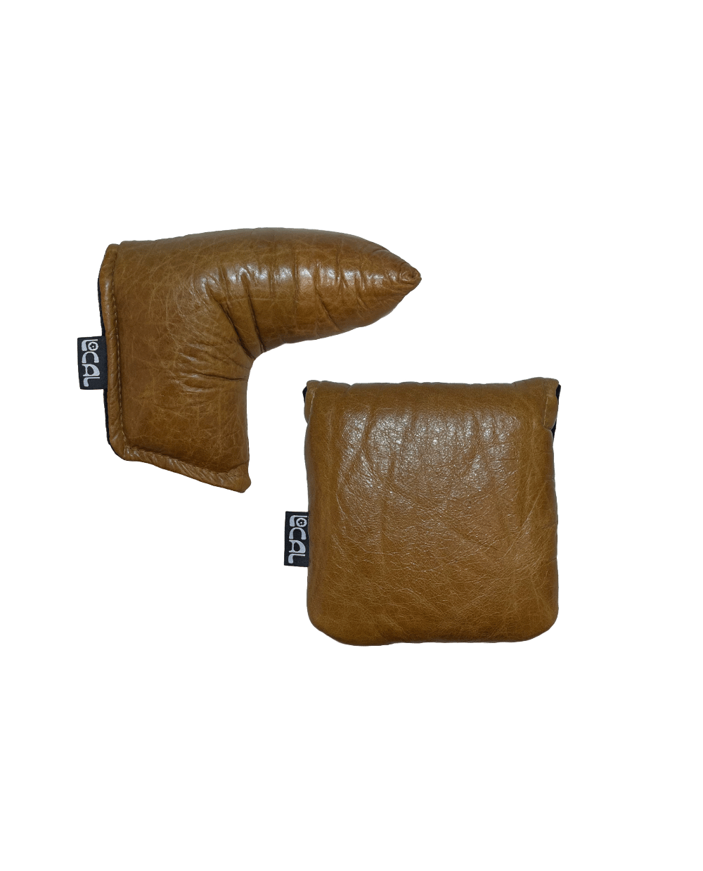 Whiskey Brown Leather Putter Covers