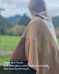 Image 1 of Unique Wool Poncho