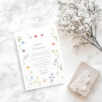 Image 3 of Floral Lovers - Set of 10 Invitations 
