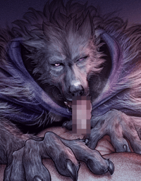 Image 2 of Wolf Service Print (18+)