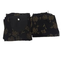 Image 1 of New collection double chiffon closed Abaya Golden 