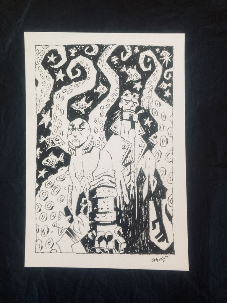 Hellboy & Abe Sapien