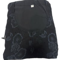 Image 1 of Modesty shimmer collection double chiffon closed Abaya