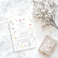 Image 4 of Floral Lovers - Set of 10 Invitations 