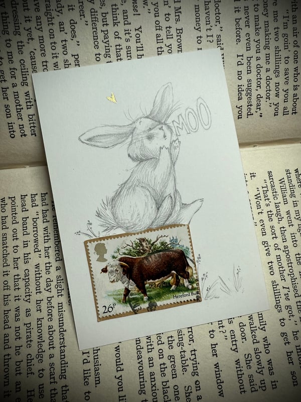 Image of ‘Moo’ Original Illustration