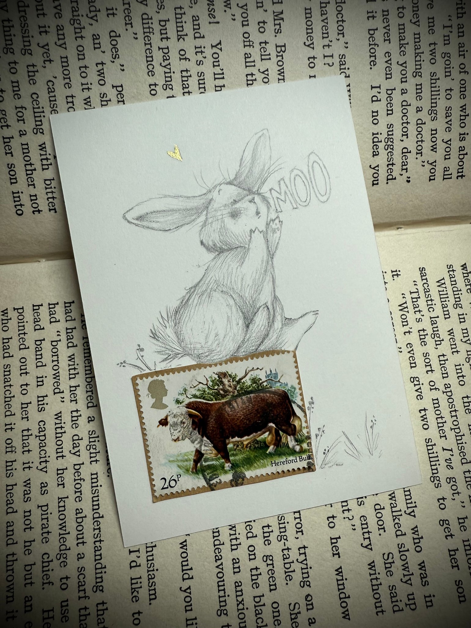 Image of ‘Moo’ Original Illustration