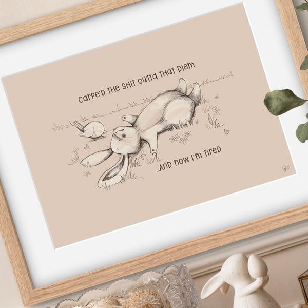 Image of ‘Carpe Diem’ Sweary Print