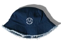 Image 3 of Mindset (Unisex) Distressed Denim Bucket Hats
