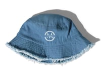 Image 1 of Mindset (Unisex) Distressed Denim Bucket Hats