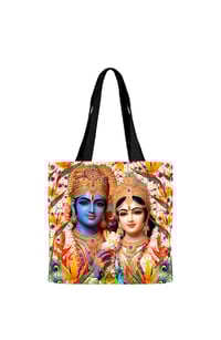 Image 2 of Radha Krishna tote bag 45x45cm