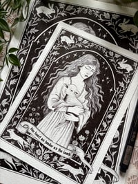 Image 2 of The Lady and the Lamb giclee print 