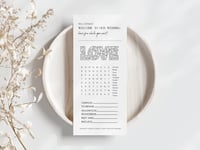 Image 2 of Wedding Games Table Cards