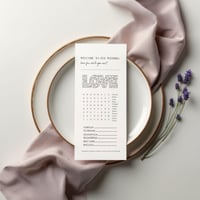 Image 3 of Wedding Games Table Cards