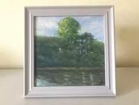 Image 1 of Richmond riverside scene, framed