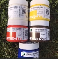 Image 1 of Gouach paints - 5 color set, Limited Palette, Unlimited Possibilities!