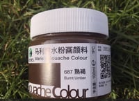 Image 5 of Gouach paints - 5 color set, Limited Palette, Unlimited Possibilities!