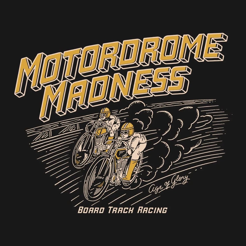 Image of Motordrome Tee Washed Black by Age of Glory