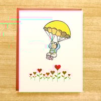 Image 1 of Parachute Greeting Card