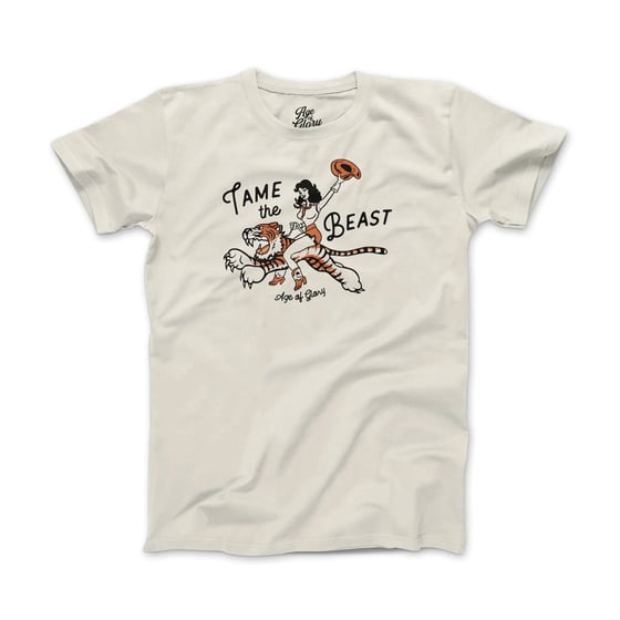 Image of Tame The Beast Tee Ecru by Age of Glory