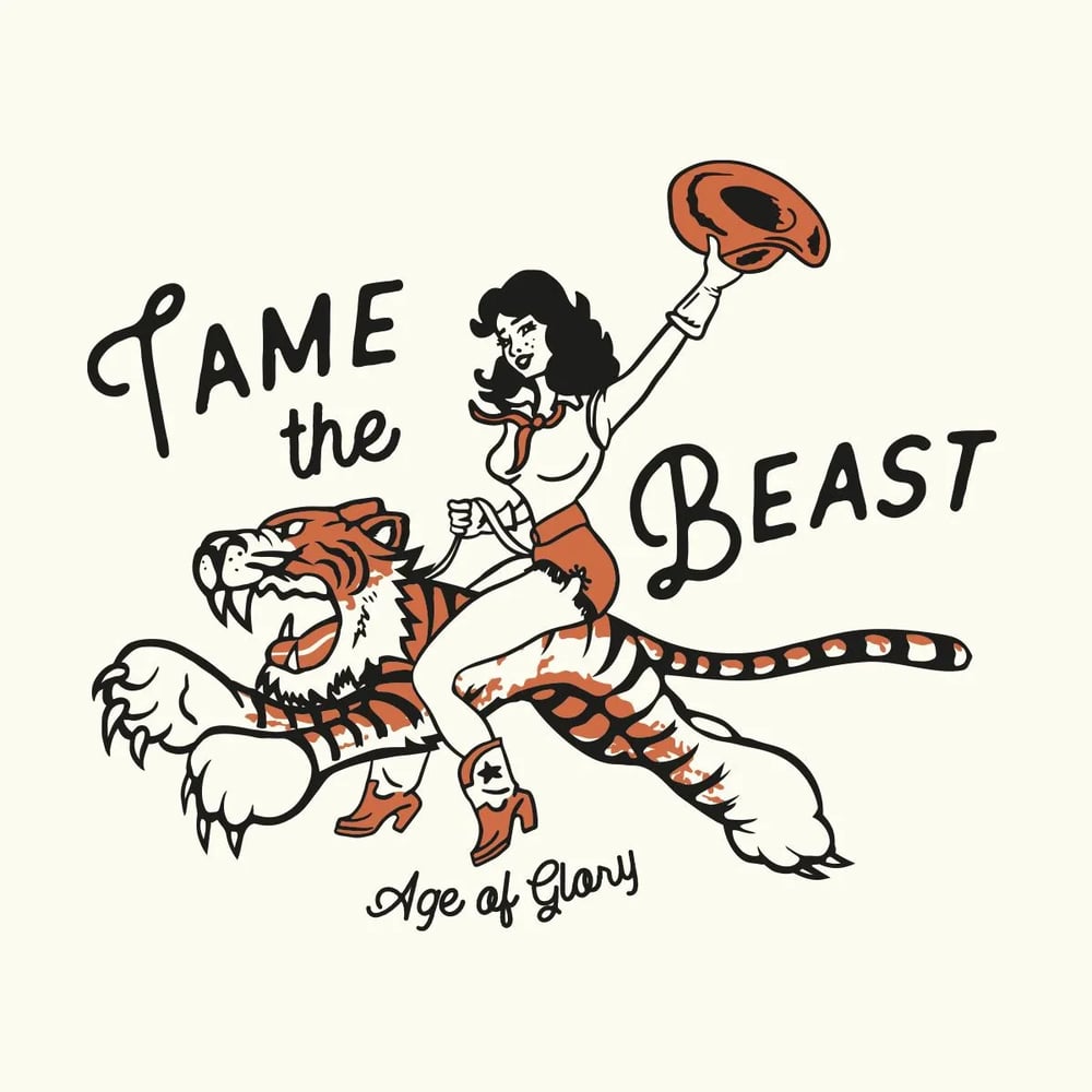 Image of Tame The Beast Tee Ecru by Age of Glory