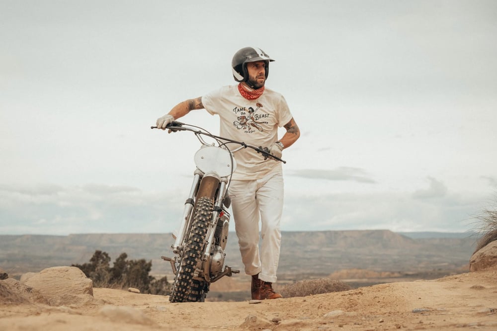 Image of Tame The Beast Tee Ecru by Age of Glory