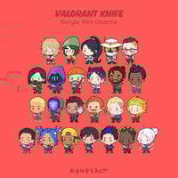Valorant Knife Mini Charms 