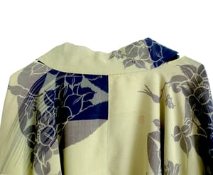 Image of Kimono dame af matcagrøn silke / 'Too Fairy..'