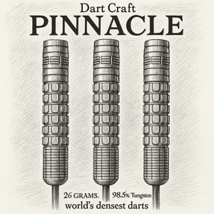 Image of Dart Craft | Pinnacle | Limited Edition | World's Densest Darts | Only 25 Sets | 26g