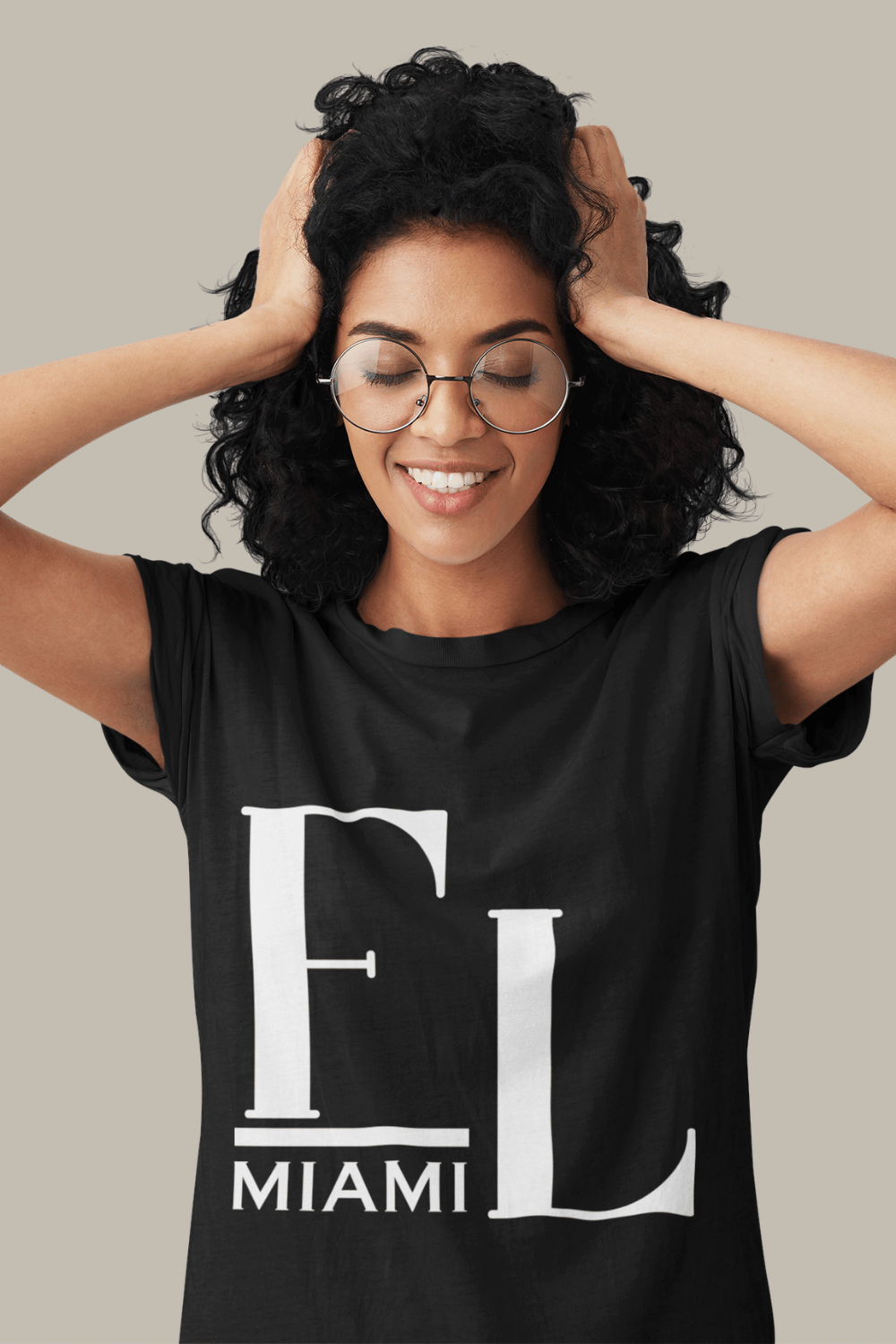 Image of Miami, Unisex Cotton Tee