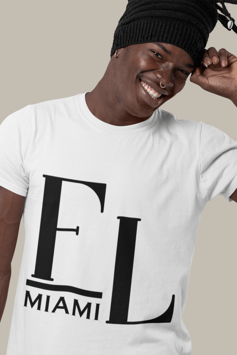 Image of Miami, Unisex Cotton Tee