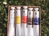 Image 1 of Oil paints - 5 color set,  Limited Palette, Unlimited Possibilities!