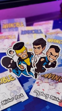 Image 2 of Invincible Mystery Sticker Pack
