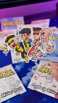 Image 3 of Invincible Mystery Sticker Pack
