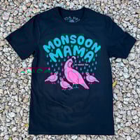 Image 1 of Monsoon Mama Black Tee
